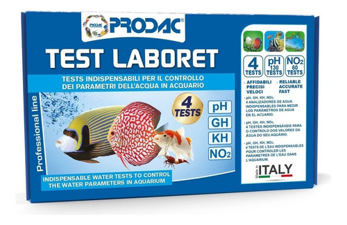 Teste Prodac Laboret (nitrito, Gh, Kh E Ph) - Doce