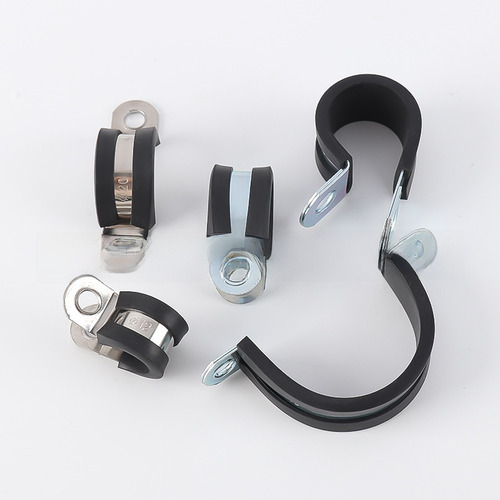 55mm - 304 Stainless 15mm Hose Clamp R-type Cable Rubber