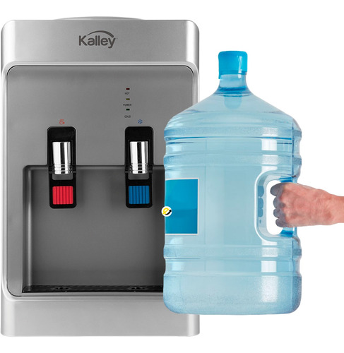 Dispensador De Agua Para Mesa Kalley Agua Fria Y Caliente 
