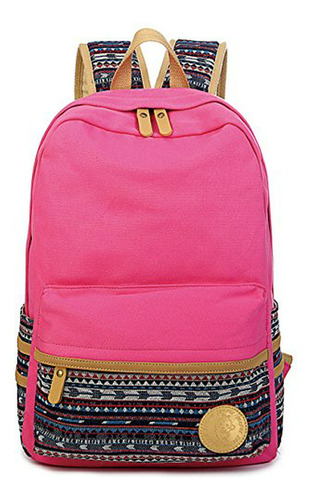 Informal School Bookbag Mochila De Lona Bolsa De Ordenador P