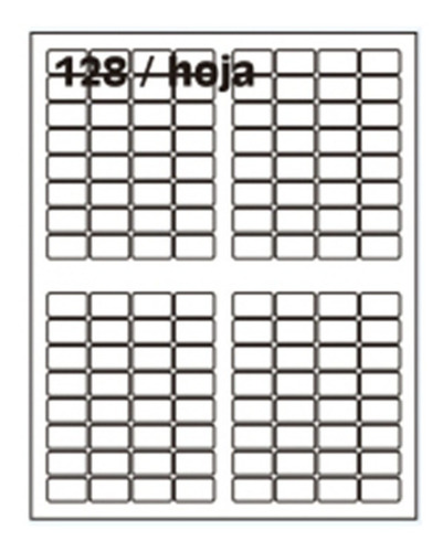 Imagen 1 de 5 de Papel Autoadhesivo A4 4171 Obra 100 Hojas Etiquetas Ori Tec