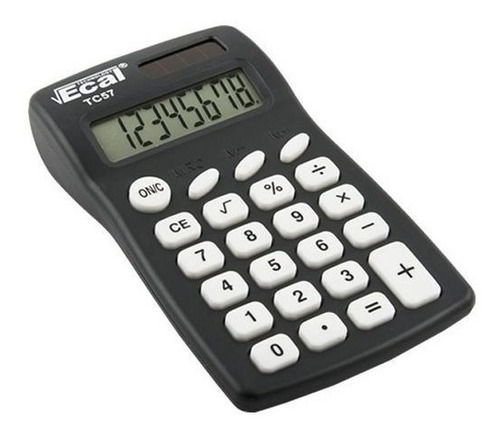 Calculadora Ecal Tc-57 8 Digitos Chica De Bolsillo 