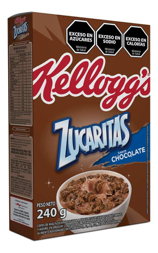 Zucaritas Kelloggs De Chocolate  X 240 Grs.