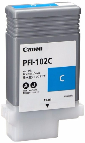 0896b001aa Canon Tinta Pfi-102c Ipf605/510/650 Cyan