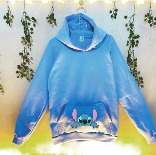 Buzo Hoddie  Azul Celeste