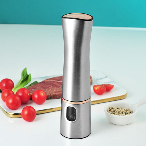 . Moedor De Pimenta Elétrico, Recarregável Com Luz Led, Sal