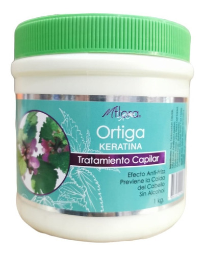 Tratamiento Capilar Aceit  Ortiga Keratina 1kg- Antifrizz