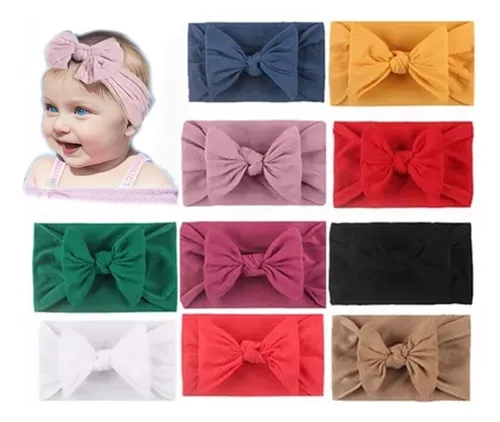 comprar Bebé Turbante Headwrap Tiaras Niña Paquete Diadema 10pcs