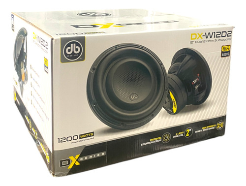 Subwoofer 12 PLG Db Drive Dx-w12d2 600w 2 Ohms Dx Series