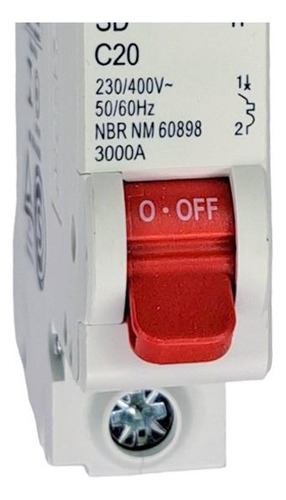 Kit C/3 - Disjuntor Steck Din Unipolar 20a Sd61 C Sdd61c20
