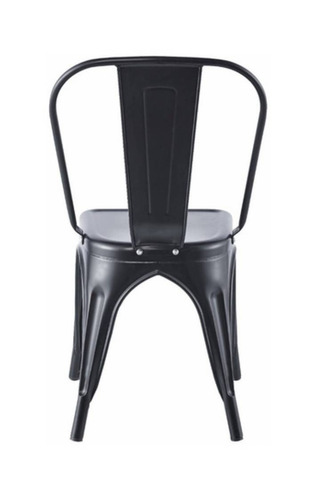 Imagen 4 de 4 de Silla de comedor Begônia Tolix, estructura color negro, 2 unidades