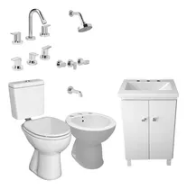 Comprar Juego Baño Completo Combo Sanitarios Vanitory Set Griferias