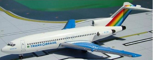Boeing 727-100 Transbrasil Pt-tyh 1:400 Aeroclassics
