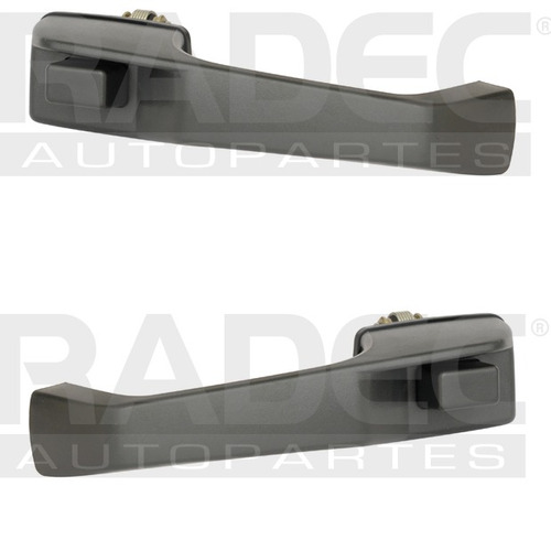 Par Juego Manijas Exteriores Dodge Van 1998 - 2003 Negra Rxc