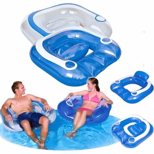 Sillon Colchoneta Inflable 102x94 Piscina Confort Bestway