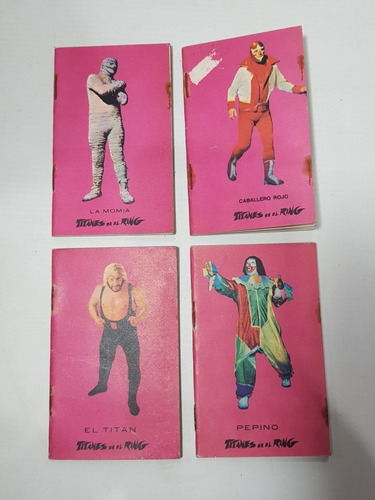 Imagen 8 de 10 de Titanes En El Ring Antiguo Banderín + Libretas Mag 58272