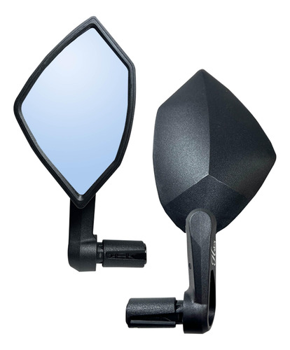 Espejo De Bicicleta Hafny Hf-6003lb-fr054 Lente Hd Ajustable Negro