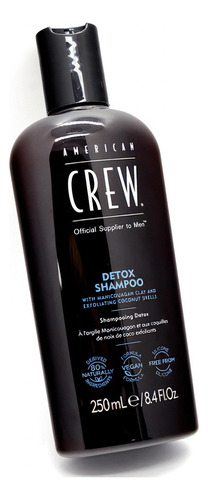 Shampoo Detox American Crew Limpieza Exfoliante 250ml