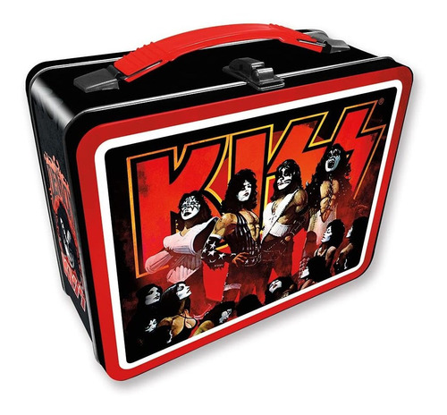 Kiss Fun Box  Caja De Almacenamiento De Lata Resistente...