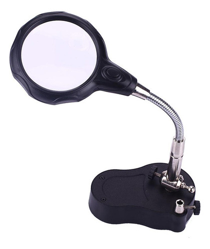 . Lupa, Lámpara, Soporte For Soldar, Luz Ajustable