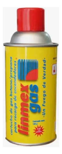 Cartucho De Gas Linmex Para Encendedor 90gr