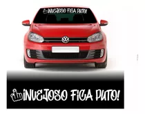 Adesivo Frase Invejoso Fica Puto - Carro Rebaixado - Som Dub