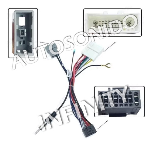 Conector Cambio De Radio Nissan + Adaptador De Antena Oferta