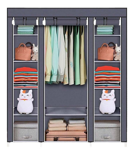 Ropero Rack Closet Armable Guarda Ropa Recamara Organizacion