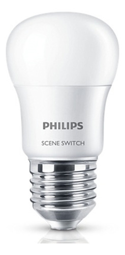 Lampara Led 2 Ajustes Scene Switch 6.5w Cálido E27 Philips