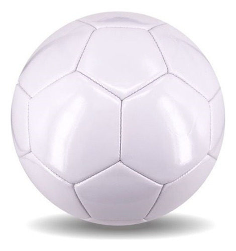 Pelota Blanca Lisa N°5 Tamaño Imprimible Pack X10 Disershop