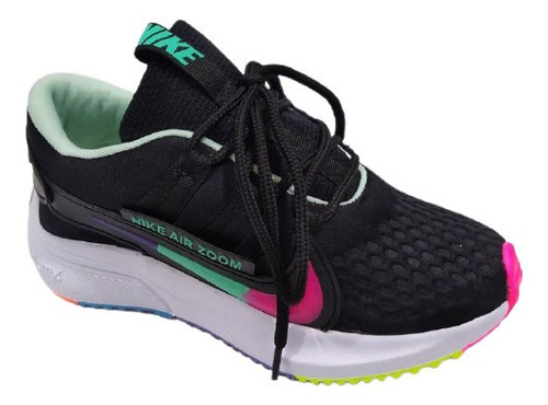 Zapatos Nike Air Max Zoom Damas Fashion Gris Rosa Negro 