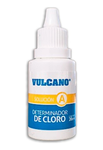 Reactivo Determinador De Cloro En Piscina Vulcano 20ml