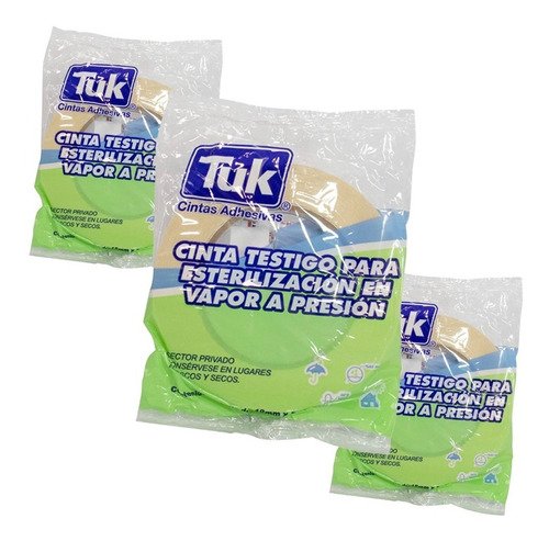 Cinta Testigo Adhesiva Tuk Pack Con 3 Pz