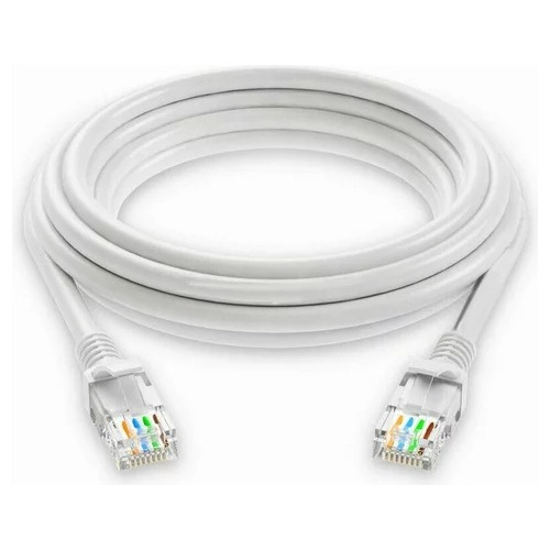 Cable Red 20 Mts Categoría Cat6 Utp Rj45 Blanco