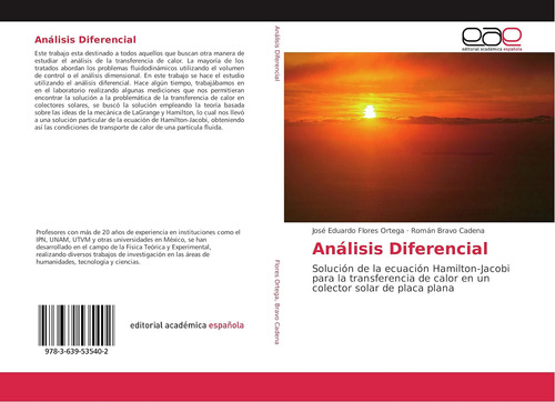 Libro: Análisis Diferencial: Solución De La Ecuación Hamilto