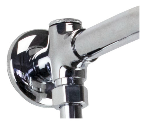Ducha Autolimpante Abs Redonda C Chuveirinho Manual C/ Trava