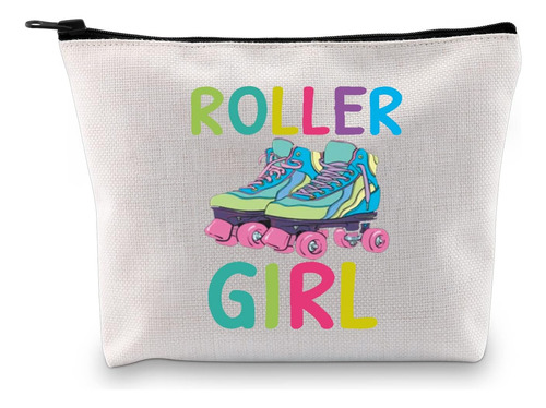 Roller Skater Bolsa De Maquillaje Cosmético Patinaje Sobre R