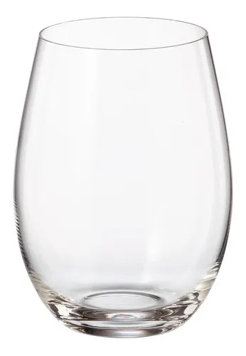 Juego 6 vasos cristal Bohemia 560ml. lisos