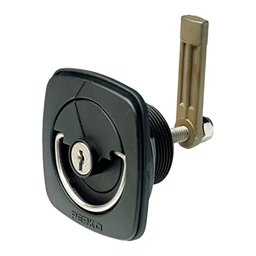 Cerradura Y Pestillo Empotrados Perko 1081dp3blk, Barra De L