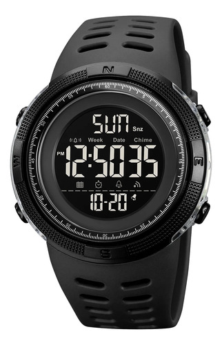 Reloj Digital Skmei 2070 Deportivo Impermeable Negro Blanco