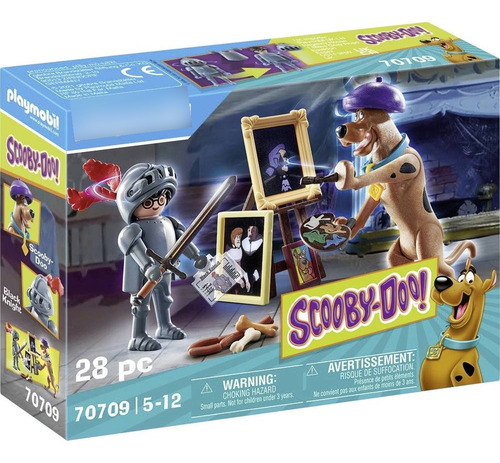 Juego Playmobil Scooby-doo! Aventura Con Black Knight 28 Pc