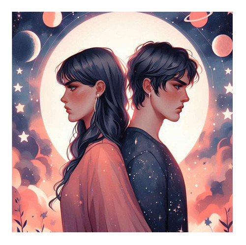 Vinilo 30x30cm Geminis Signo De Los Gemelos Versatil C3