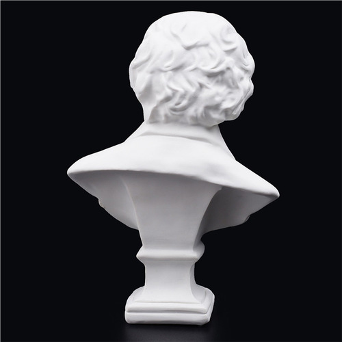 , Réplica De Estátua De Busto De Resina Beethoven De 6