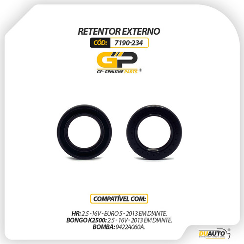 Retentor Externo Hr Bongo 2.5 2013 - 9422a060a - 7190-234