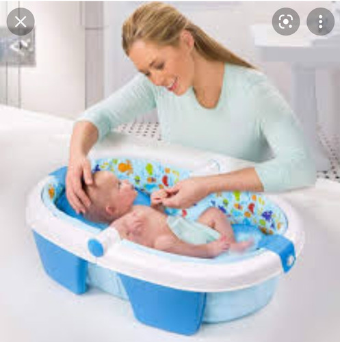 Bañera Plegable Para Bebé Azul Summer 