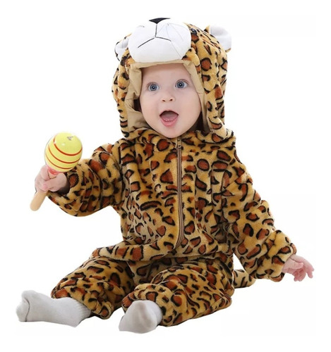 Pijama De Leopardo Para Bebe Kigurumi! 