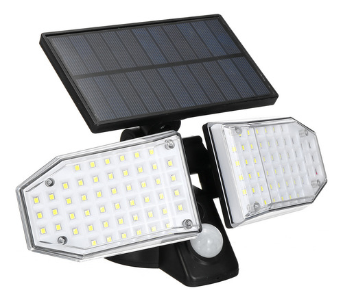 Luz Solar De 100 Led: Sensor De Movimiento, 3 Modos, Ip65, 1