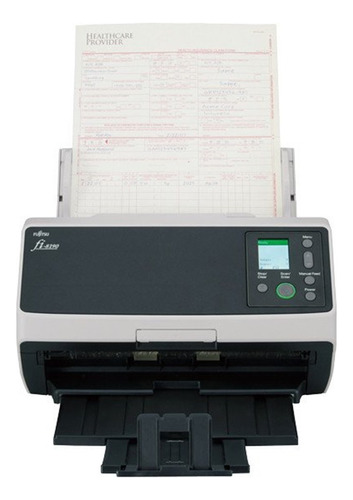 Scanner Fujitsu Fi-8190 Fi8190 Duplex 90ppm Rede Pa03810b001 Cor Cinza-escuro