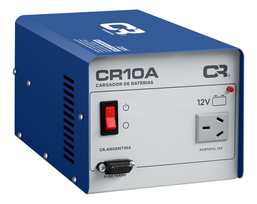 Cargador Bateria Cr 10amp 12v Carga Fija Auto Moto Lancha