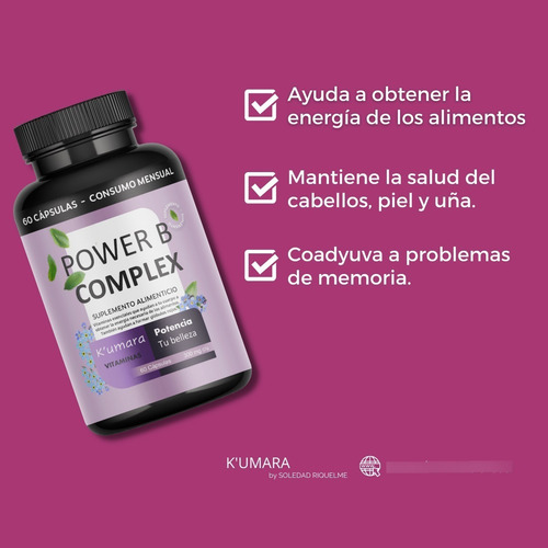Complejo B Ocho Vitaminas Power B Complex